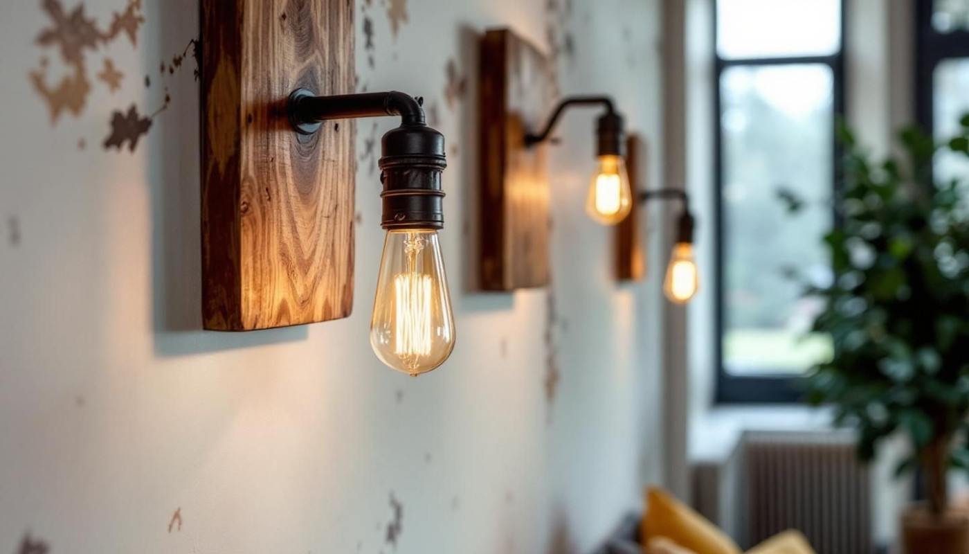 Créer une ambiance chaleureuse avec des appliques murales en bois